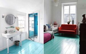 Badezimmer Style : Badezimmer Dekorieren Badezimmer Streichen Blau Markant Projekt Badezimmer Dekorieren