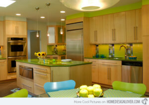 Badezimmer Design: Küchenfronten Material Im Vergleich Green Wall Granit Countertop Sink Shower Plate Basket Fruit Dining Bodenebene Dusche Nachrüsten