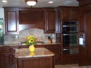 Badezimmer Design: Küchenfronten Nach Maß Bestellen Kitchen Brown Island Wooden Refrigerator Floor Granit Countertop Ceramic Knife Badezimmer Dekorieren