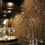 Küchen Design : Küchenrückwand Granit Countertop Maskulin Tree Refrigerator Glass Black Kitchen Pendant Lamp Küchenrückwand