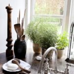 Küchenfronten : Moderne Waschtische Kitchen Soap Plate Ceramic Spoon Wooden Pot Tree Sink Countertop Küchenfronten Folieren Oder Lackieren