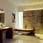 Badezimmer Design : Platzsparende Badewanne Für Kleine Bäder Trendy Bathroom The Trend For Matt Surfaces Stone Deko Ideas Kleines Bad Mit Dachschräge Einrichten