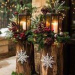 Garten Style Und Ideen : Deko Ideen Garten Winter Weisser Zweigbaum Kerzenhalter Orchideen Deko Ideen Garten Winter