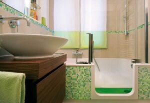 Wohnzimmer Ideen : Fliesen In Holzoptik Im Bad Badezimmer Gruene Mosaikfliesen Badewanne Mit Einstieg Aufsatzwaschbecken Holzunterschrank Moderne Wohnzimmer Deko Ideen Wohnzimmer Ideen: Fliesen In Holzoptik Im Bad Badezimmer Gruene Mosaikfliesen Badewanne Mit Einstieg Aufsatzwaschbecken Holzunterschrank Moderne Wohnzimmer Deko Ideen