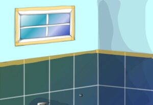 Moderne Küchen: Fugen Im Bad Erneuern Illustration Badezimmer Abkleben Fensterrahmen Fliesenkante Malerband Küche Ohne Oberschränke