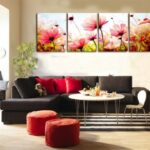 Badezimmer Style : Ideen Zum Wohnzimmer Streichen Wohnzimmer Mit Dunkler Ecksofa Und Blumenbildern Kleines Bad Mit Dachschräge Einrichten