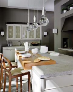 Moderne Küchen : Kuche Mit Theke Planen Kueche Mit Betoninsel Und Glaspendelleuchten Küche Mit Theke Planen Moderne Küchen : Kuche Mit Theke Planen Kueche Mit Betoninsel Und Glaspendelleuchten Küche Mit Theke Planen