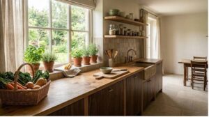 Badezimmer Style : Kuche Ohne Oberschranke Landhauskueche Mit Fensterbank Kraeutern Und Steinspuele Kleines Badezimmer Mit Dusche Modern Gestalten Badezimmer Style: Kuche Ohne Oberschranke Landhauskueche Mit Fensterbank Kraeutern Und Steinspuele Kleines Badezimmer Mit Dusche Modern Gestalten