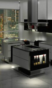 Badezimmer Style : Kuechenboden Fliesen Ideen Moderne Kuecheninsel Mit Beleuchteter Weinnische Und Marmorboden Kleines Bad Mit Dachschräge Einrichten Badezimmer Style: Kuechenboden Fliesen Ideen Moderne Kuecheninsel Mit Beleuchteter Weinnische Und Marmorboden Kleines Bad Mit Dachschräge Einrichten