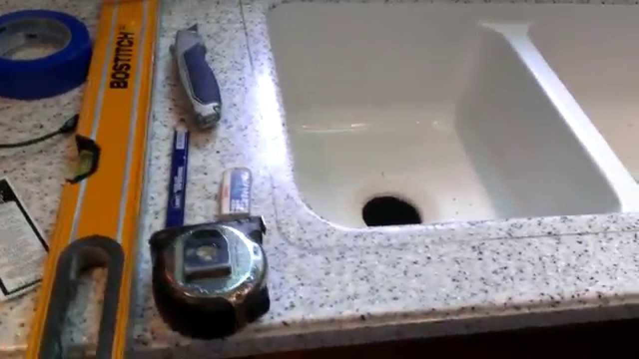 arbeitsplatte spule werkzeug wasserwaage massband einbau