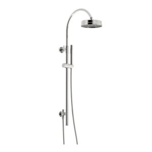 Badezimmer Style : Schwarze Armaturen Im Bad Chrom Badewannenarmatur Handbrause Schieferwand Wellness-Bad Zu Hause Gestalten
