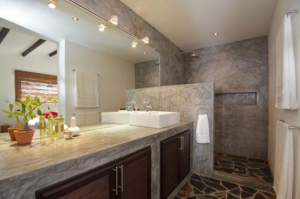Moderne Küchen: Walk In Dusche Fur Kleine Bader Betonwaschtisch Badezimmer Begehbare Dusche Walk-in-Dusche Für Kleine Bäder: Maße, Kosten, Planung