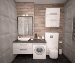 Fliesen & Farben : Waschmaschine Im Kleinen Bad Unterbringen Badezimmer Waschtisch Waschmaschine Toilette Wand Badezimmer Streichen Statt Fliesen Fliesen & Farben: Waschmaschine Im Kleinen Bad Unterbringen Badezimmer Waschtisch Waschmaschine Toilette Wand Badezimmer Streichen Statt Fliesen