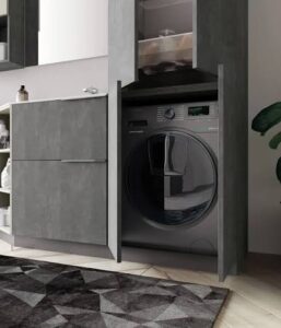 Ratgeber : Waschmaschine Im Kleinen Bad Unterbringen Grauer Schrank Waschmaschine Ecknische 10 Küchenplanung Fehler Vermeiden Ratgeber: Waschmaschine Im Kleinen Bad Unterbringen Grauer Schrank Waschmaschine Ecknische 10 Küchenplanung Fehler Vermeiden